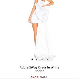 Nookie Asymmetrical White Dress